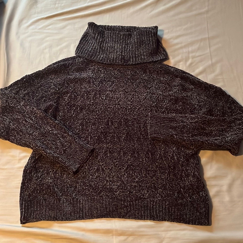 Large Black Women’s Turtleneck Sweater